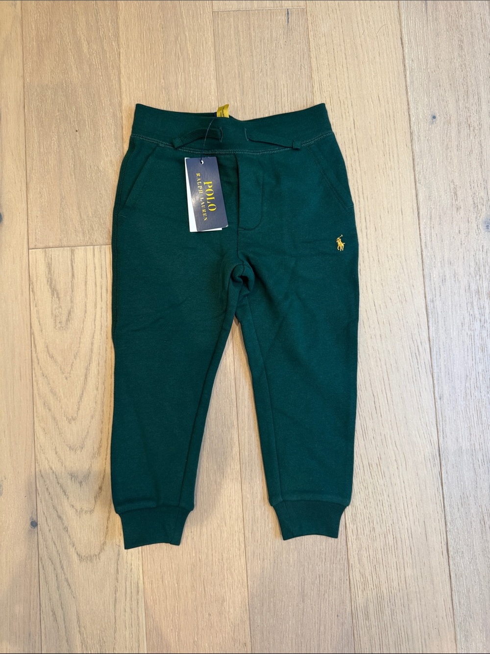 Polo by Ralph Lauren Dark Green Jogger Pants with Yellow Pony